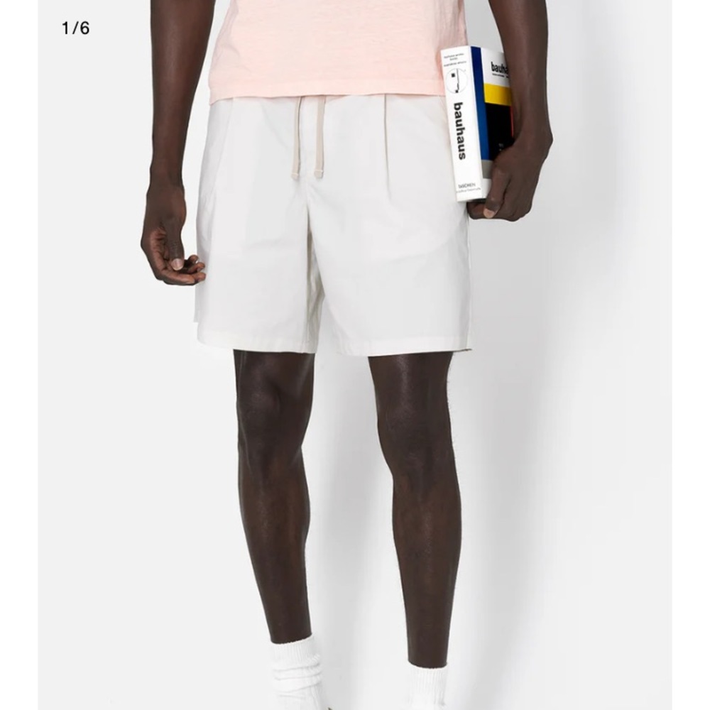 John Elliott Tan Athletic Shorts Lightweight Drawstring